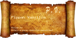 Pippan Vaszilia névjegykártya